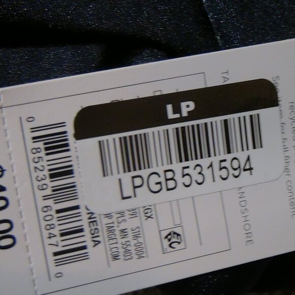 Shade & Shore Gray Extra Cheeky High Leg V-Wire Plunge Women's Swimsuit L XL 18 - Picture 14 of 16